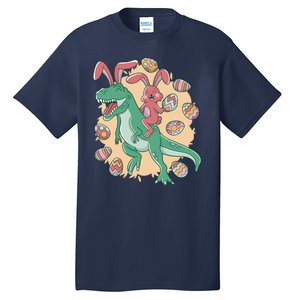 Easter Bunny Dinosaur Festive Holiday Tall T-Shirt