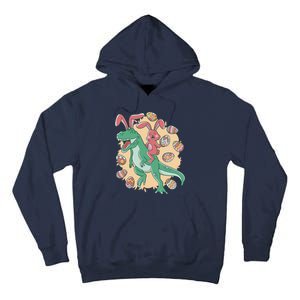 Easter Bunny Dinosaur Festive Holiday Tall Hoodie