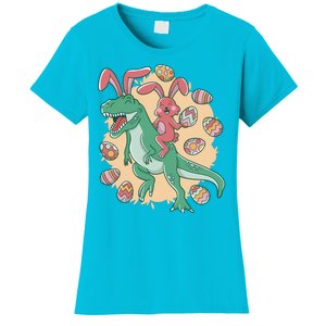 Easter Bunny Dinosaur Festive Holiday Women's T-Shirt