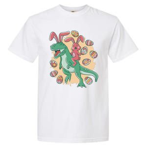 Easter Bunny Dinosaur Festive Holiday Garment-Dyed Heavyweight T-Shirt