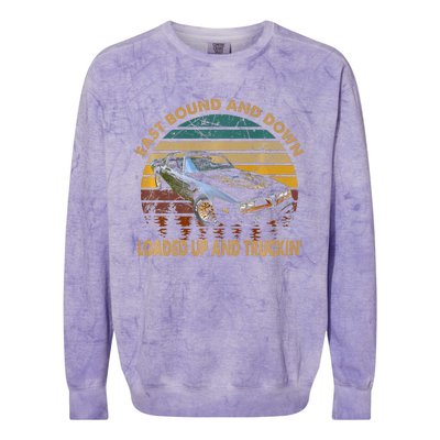 East Bound & Down Loaded Up & Truckin Vintage Bandit 1977 Colorblast Crewneck Sweatshirt