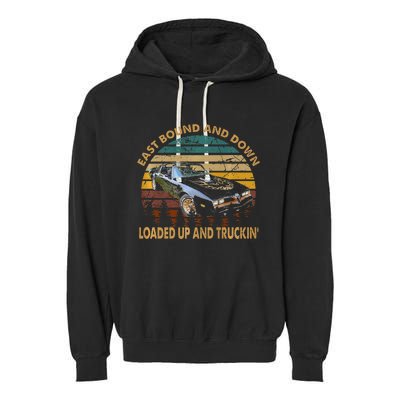 East Bound & Down Loaded Up & Truckin Vintage Bandit 1977 Garment-Dyed Fleece Hoodie