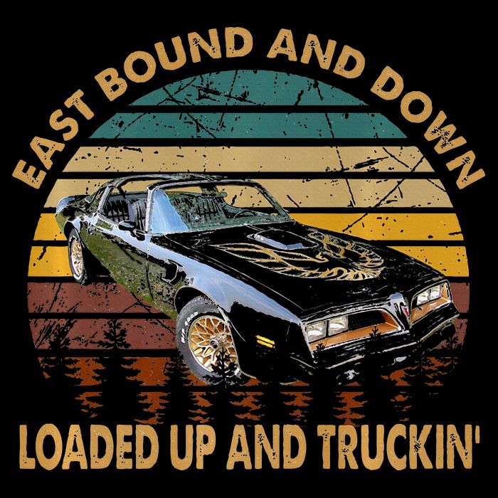 East Bound & Down Loaded Up & Truckin Vintage Bandit 1977 Apron