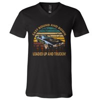 East Bound & Down Loaded Up & Truckin Vintage Bandit 1977 V-Neck T-Shirt