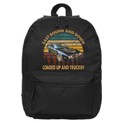 East Bound & Down Loaded Up & Truckin Vintage Bandit 1977 16 in Basic Backpack