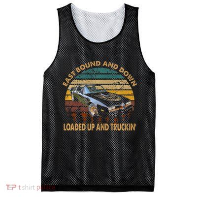 East Bound & Down Loaded Up & Truckin Vintage Bandit 1977 Mesh Reversible Basketball Jersey Tank