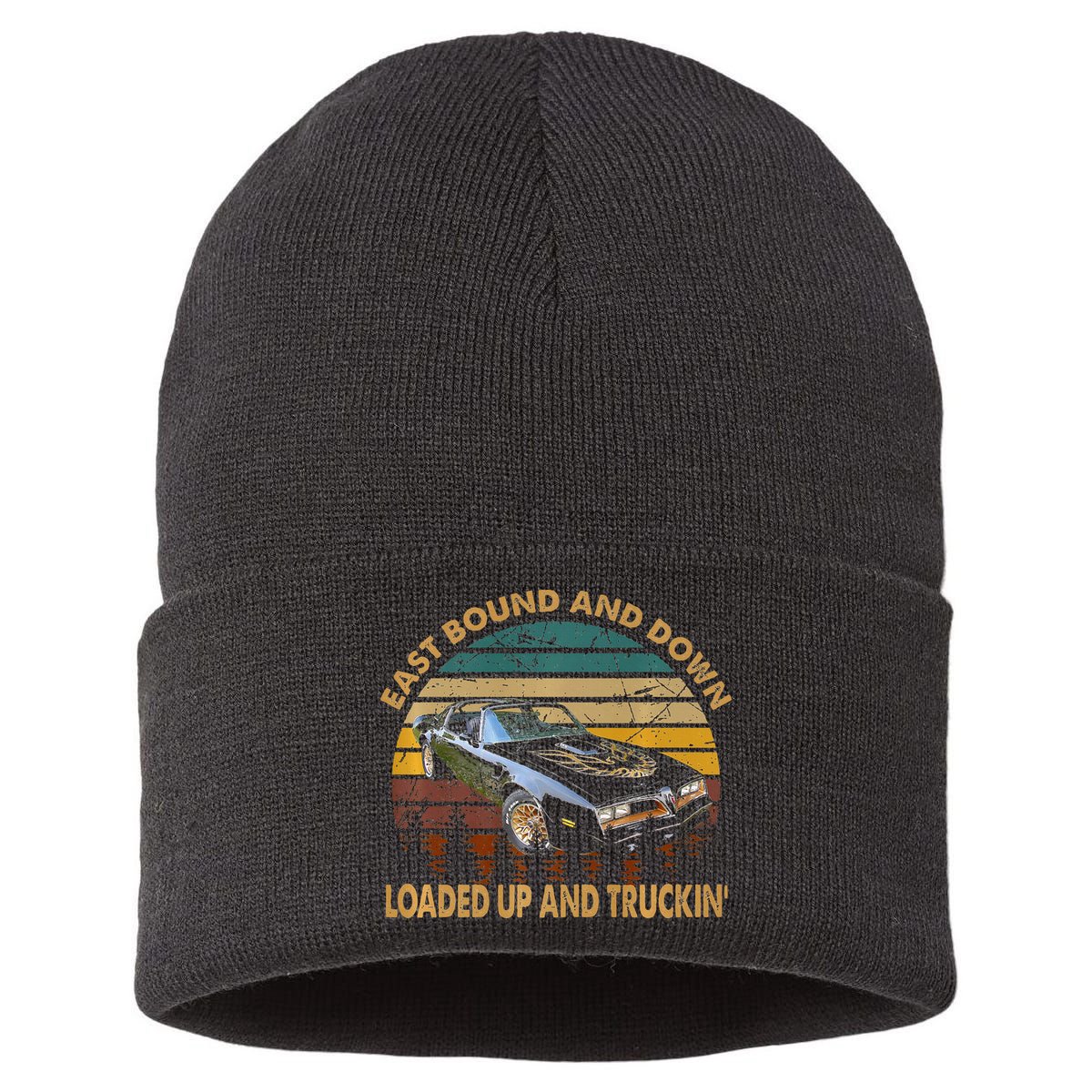 East Bound & Down Loaded Up & Truckin Vintage Bandit 1977 Sustainable Knit Beanie