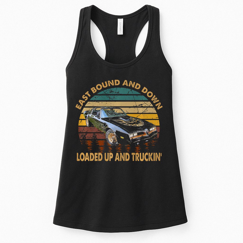 East Bound & Down Loaded Up & Truckin Vintage Bandit 1977 Womens Tank Top