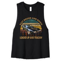 East Bound & Down Loaded Up & Truckin Vintage Bandit 1977 Women's Racerback Cropped Tank