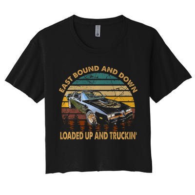 East Bound & Down Loaded Up & Truckin Vintage Bandit 1977 Crop Top