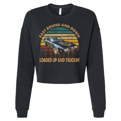 East Bound & Down Loaded Up & Truckin Vintage Bandit 1977 Cropped Pullover Crew