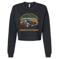 East Bound & Down Loaded Up & Truckin Vintage Bandit 1977 Cropped Pullover Crew