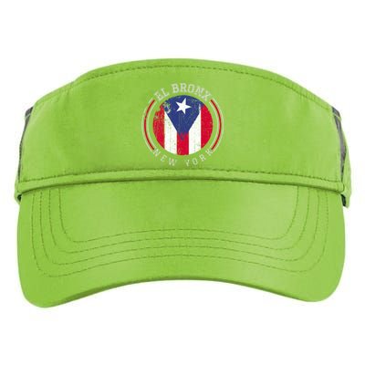 El Bronx Design Gift Puerto Rico Boricua Bandera Flag Varsity Cute Gift Adult Drive Performance Visor