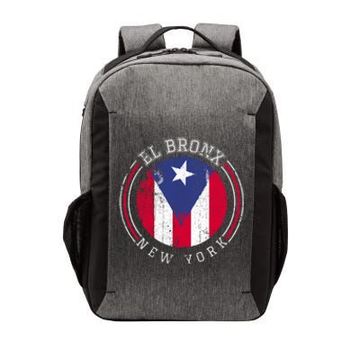 El Bronx Design Gift Puerto Rico Boricua Bandera Flag Varsity Cute Gift Vector Backpack