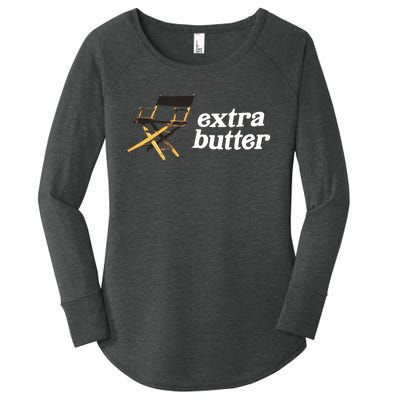 Extra Butter Director Chair Women's Perfect Tri Tunic Long Sleeve Shirt