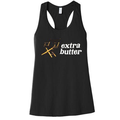 Extra Butter Director Chair Women's Racerback Tank