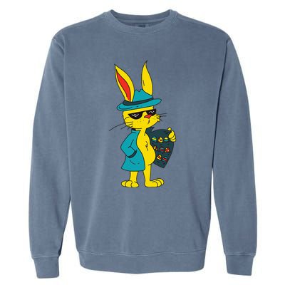 Easter bunny dealer Garment-Dyed Sweatshirt