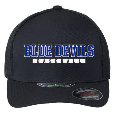 Etowah Blue Devils Baseball Flexfit Unipanel Trucker Cap