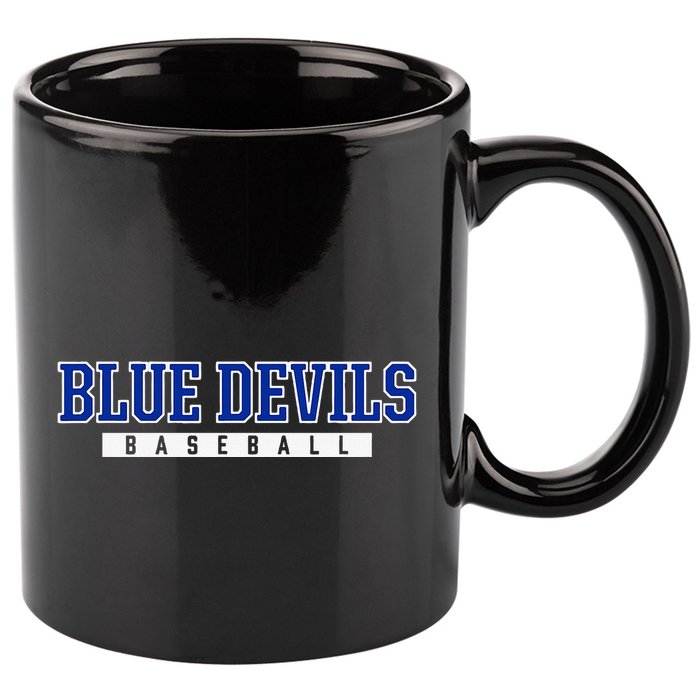 Etowah Blue Devils Baseball 11oz C Handle Ceramic Mug