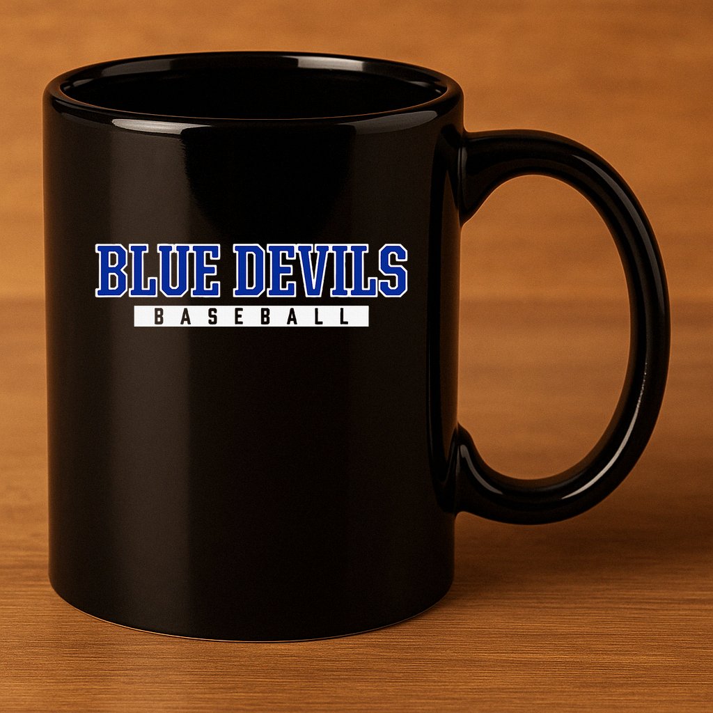 Etowah Blue Devils Baseball 11oz C Handle Ceramic Mug