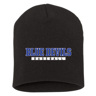 Etowah Blue Devils Baseball Short Acrylic Beanie