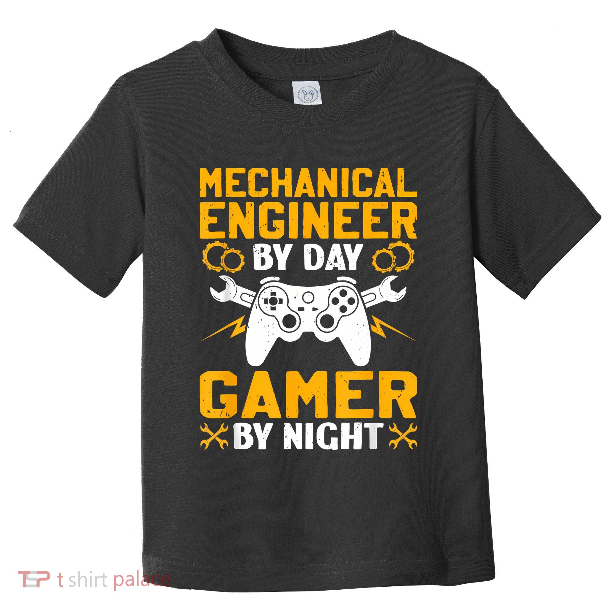 Engineer By Day Gamer By Night Cool Gaming Engineering Gamer Toddler T-Shirt