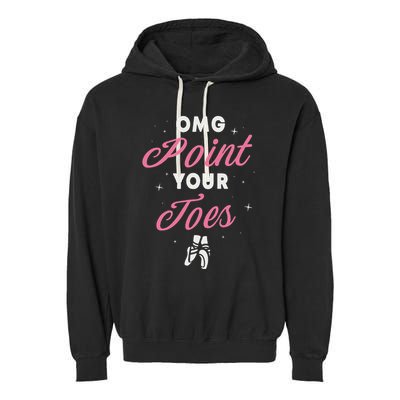 Elegant Ballet Dancer Absolute Your Form Garment-Dyed Fleece Hoodie