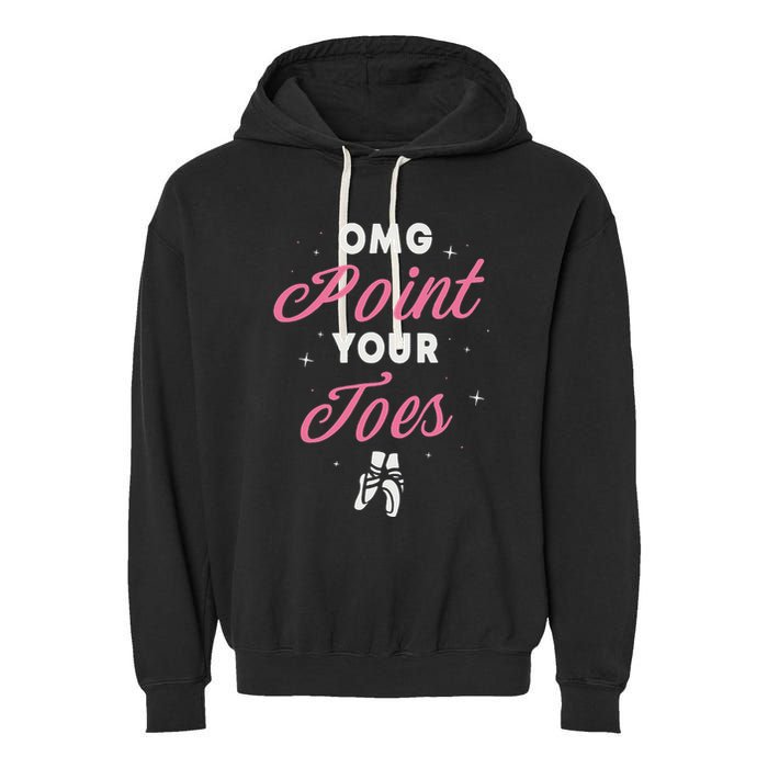 Elegant Ballet Dancer Absolute Your Form Garment-Dyed Fleece Hoodie