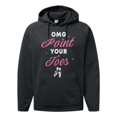 Elegant Ballet Dancer Absolute Your Form Performance Fleece Hoodie