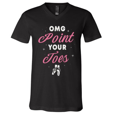 Elegant Ballet Dancer Absolute Your Form V-Neck T-Shirt