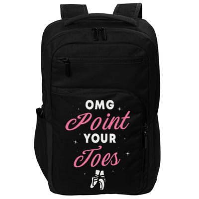 Elegant Ballet Dancer Absolute Your Form Impact Tech Backpack