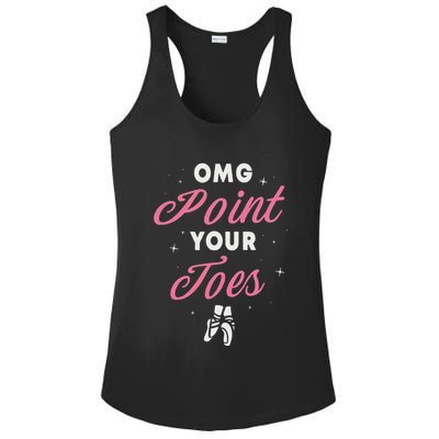 Elegant Ballet Dancer Absolute Your Form Ladies PosiCharge Competitor Racerback Tank