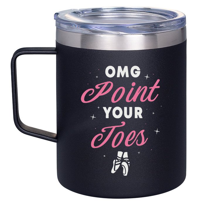 Elegant Ballet Dancer Absolute Your Form 12oz Stainless Steel Coffee Mug