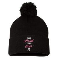 Elegant Ballet Dancer Absolute Your Form Pom Pom 12in Knit Beanie