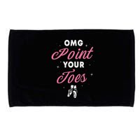 Elegant Ballet Dancer Absolute Your Form Microfiber Hand Towel