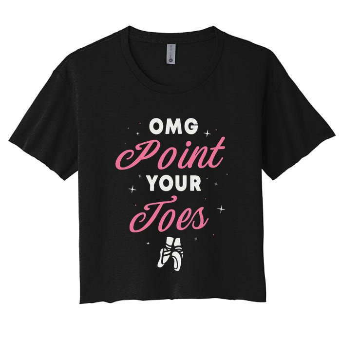 Elegant Ballet Dancer Absolute Your Form Crop Top