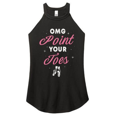 Elegant Ballet Dancer Absolute Your Form Women's Perfect Tri Rocker Tank