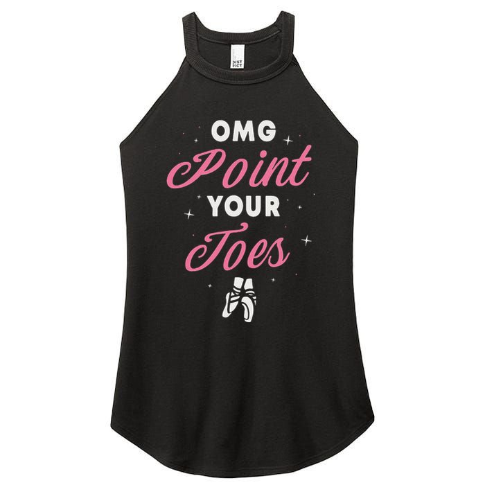 Elegant Ballet Dancer Absolute Your Form Women's Perfect Tri Rocker Tank