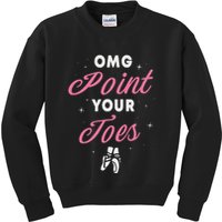 Elegant Ballet Dancer Absolute Your Form Kids Sweatshirt