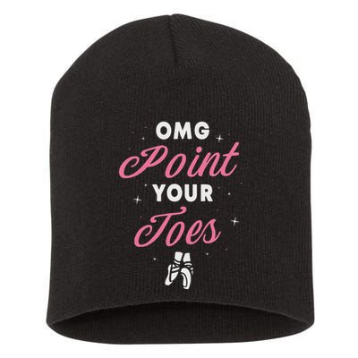 Elegant Ballet Dancer Absolute Your Form Short Acrylic Beanie