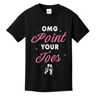 Elegant Ballet Dancer Absolute Your Form Kids T-Shirt