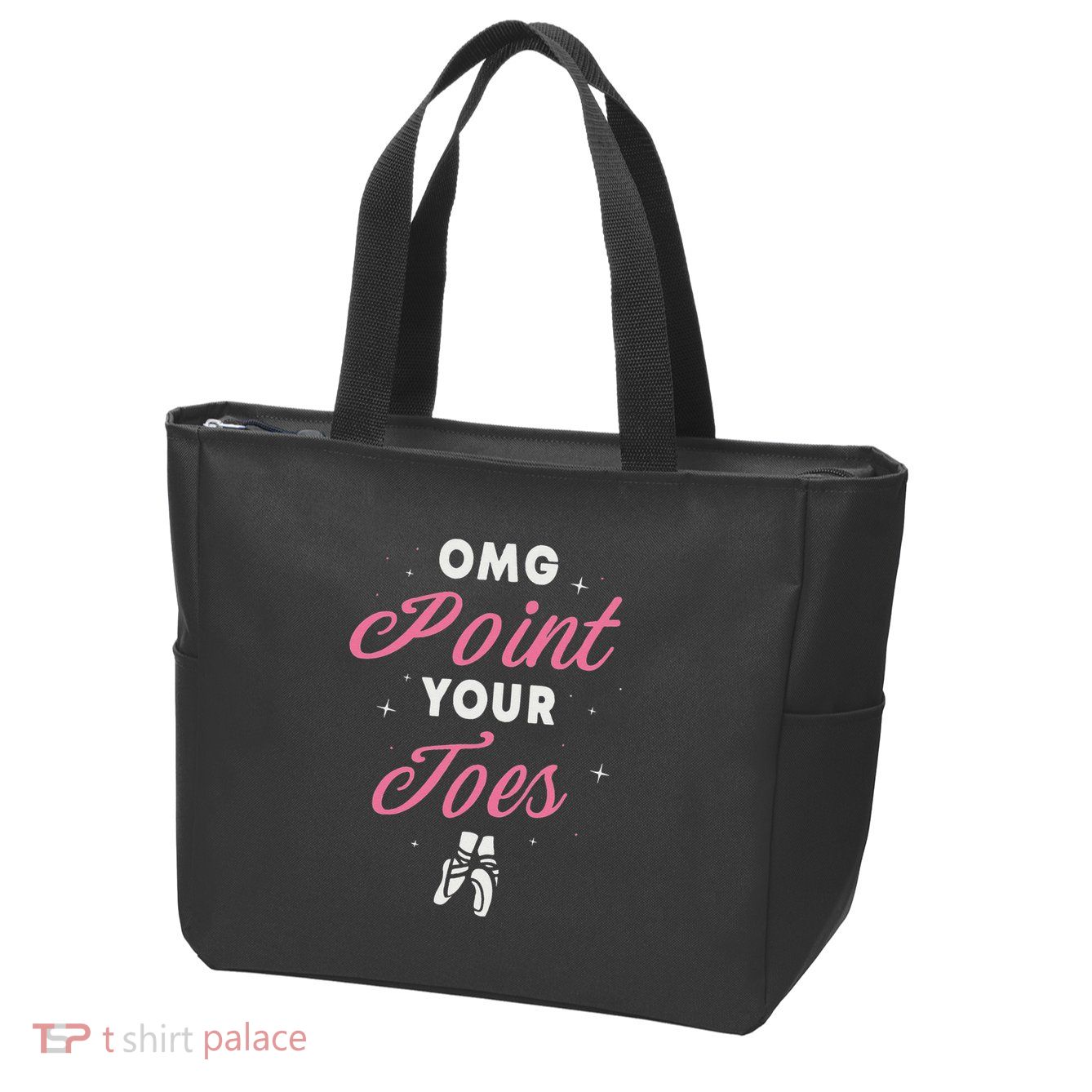 Elegant Ballet Dancer Absolute Your Form Zip Tote Bag