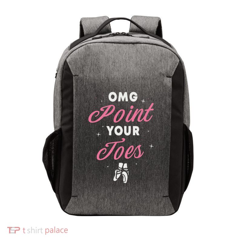 Elegant Ballet Dancer Absolute Your Form Vector Backpack