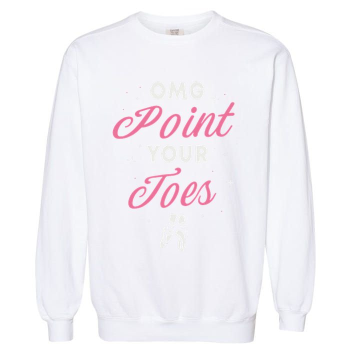 Elegant Ballet Dancer Absolute Your Form Garment-Dyed Sweatshirt