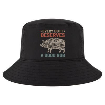 Every Butt Deserves A Good Rub Pork Smoking Party Bbq Funny Cool Comfort Performance Bucket Hat