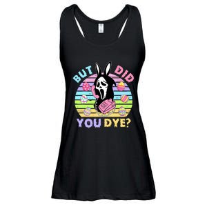 Easter But Did You Dye Easter Day Horror Bunny Ear Graphic Ladies Essential Flowy Tank