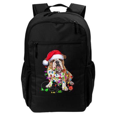 English Bulldog Dog Christmas Ornament Tree Dog Mom Dad Backpack