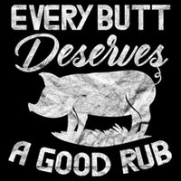 Every Butt Deserves A Good Rub Funny BBQ Impact Tech Backpack