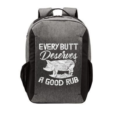 Every Butt Deserves A Good Rub Funny BBQ Vector Backpack