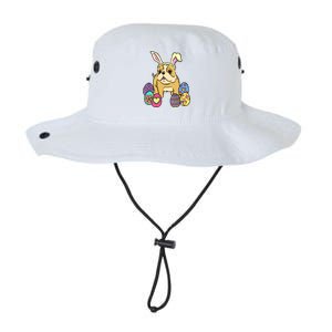 Easter Bulldog Dog Mom Dad Funny Gift Egg Hunt Legacy Cool Fit Booney Bucket Hat